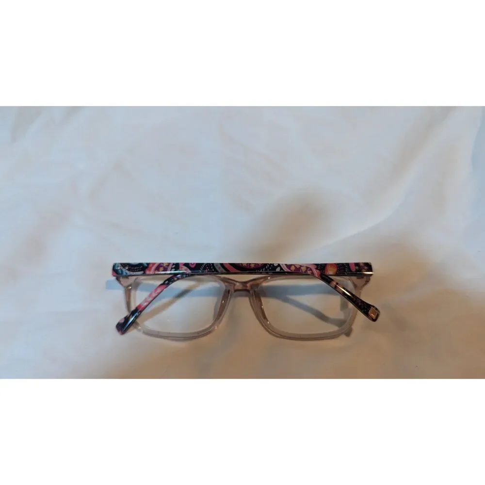 Clear Parisian Paisley Eyeglass Frames